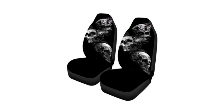 Buybai Skull Car Seat Covers Set