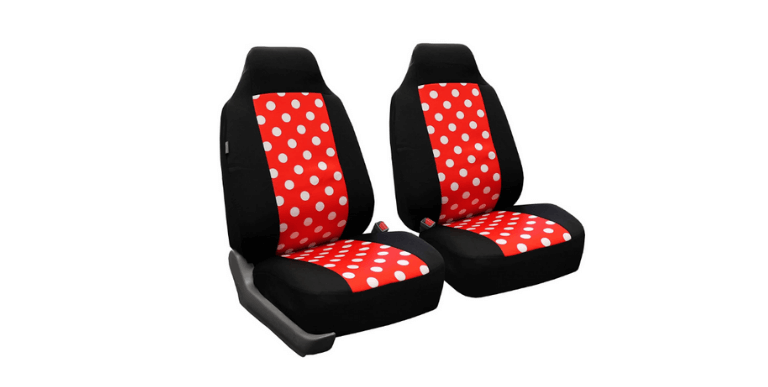 FH Group FB115REDBLACK102 Minnie Mouse Seat Cover Set
