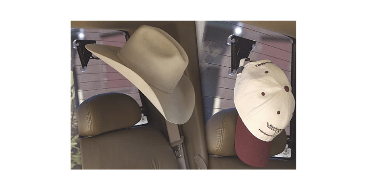 Running D Cowboy Hat Rack for Truck
