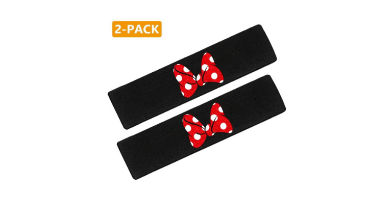 Zhengchang 2 Pieces Minnie Mouse Seat Belt Covers